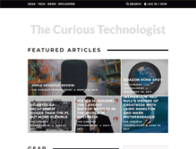 Tablet Screenshot of curioustechnologist.com